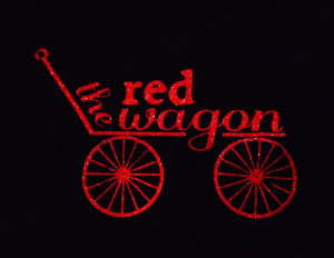 big black red wagon