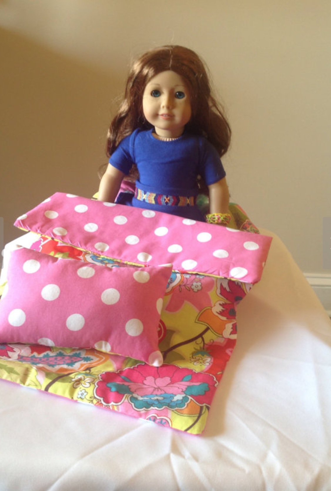 doll blanket and pillow set