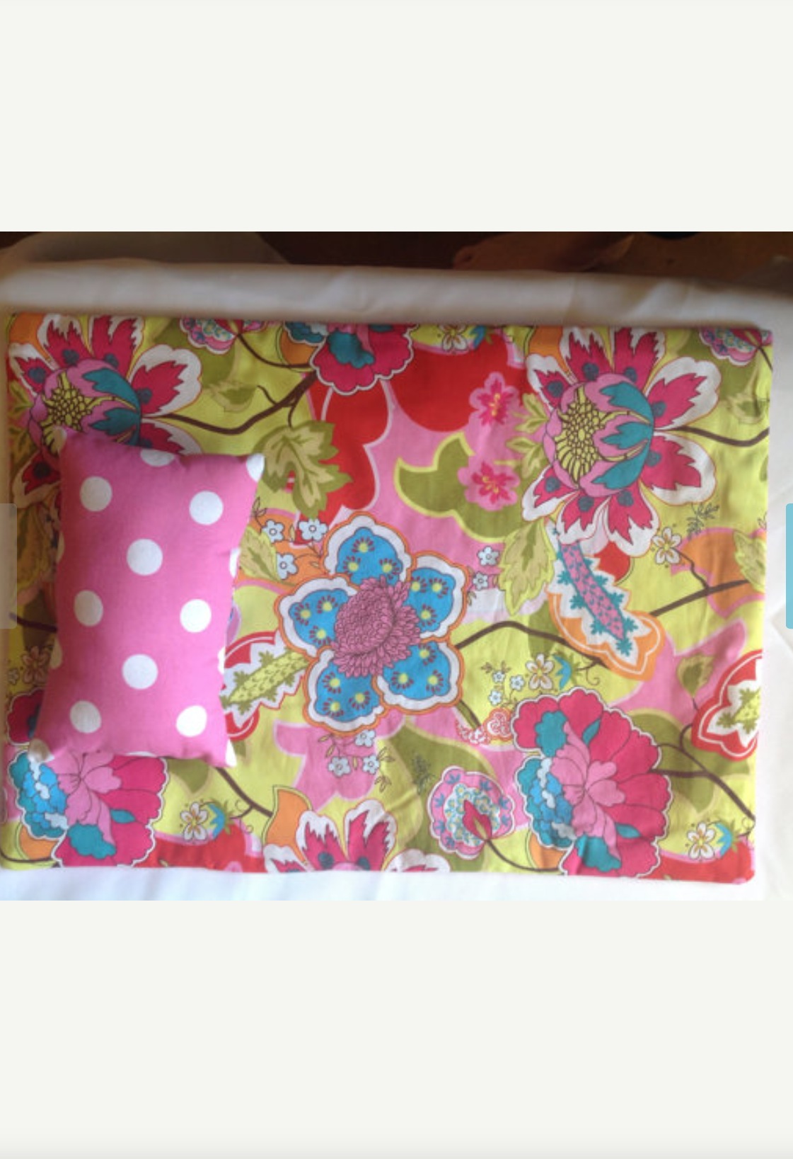 doll blanket and pillow set