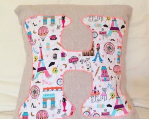letter pillow