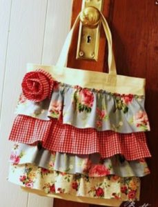 ruffle bag