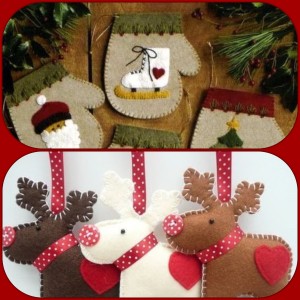 felt christmas ornaments
