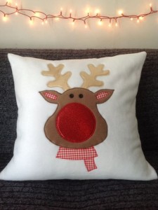 reindeer pillow