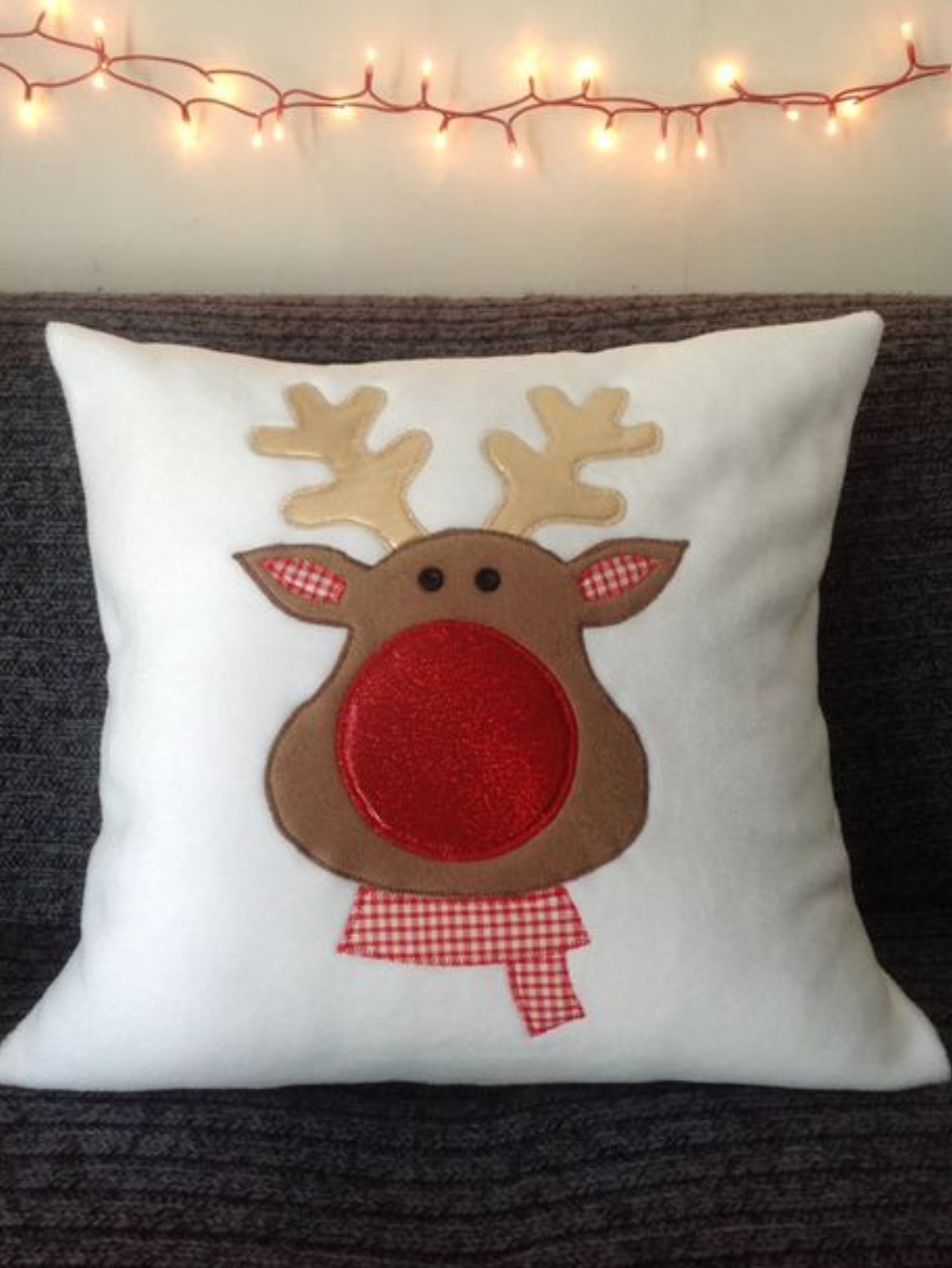 reindeer pillow pet