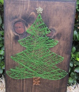 string art christmas