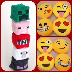 minecraft emoji plush