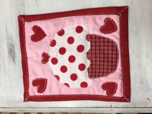 potholder free sew finish project