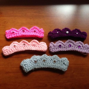 crochet head bands crowns