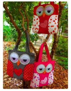 owl tote bag