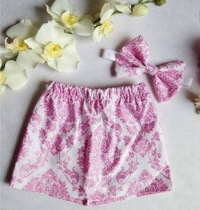 matching skirt bow